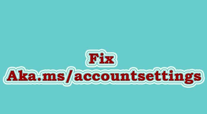 Aka.ms/accountsettings